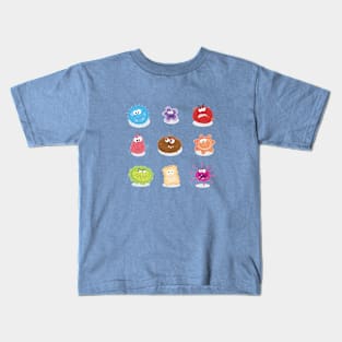 Cute Funny Viruses Collection Kids T-Shirt